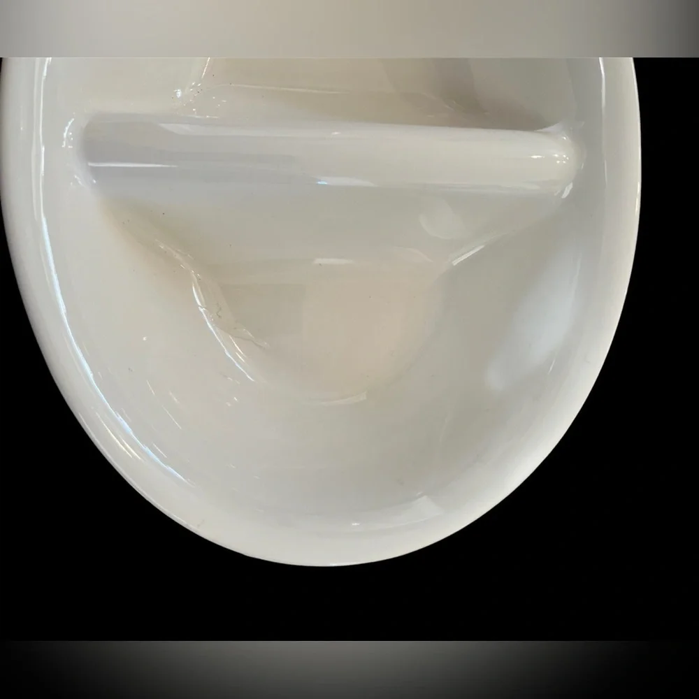 Pfaltzgraff divided ceramic serving dish white vintage